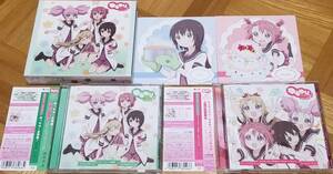 ゆるゆり さん☆ハイ！ CD２枚セット 特典収納ケース付 あかりカード 結衣カード