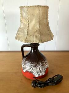 1960’s〜70’s FAT LAVA GERMANY VINTAGE Richard Essig Table Lamp ミッドセンチュリー モダン オブジェ アート コレクション