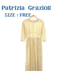 Patrizia Grazioli パトリ ロングワンピース ホワイト 日本製
