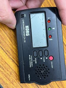 コルグクロマチックチューナーKORGCHROMATIC TUNER CA-30 通電済み