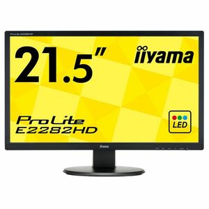 iiyama モニター ディスプレイ E2282HD-B1 (21.5インチ/フルHD/TN/D-sub,DVI-D/3年保証)