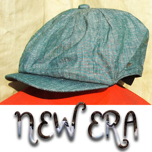 即決■NEW ERA■不思議なブルーパイcap■サイズLARGE■古着