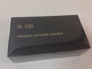 ★ 未使用 未開封 TK 100 Wireless portable speaker TK100 ワイヤレス ポータブル スピーカー 新品