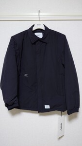 【新品】WTAPS STOCK MAN JACKET 202TQDT-JKM02 POLY. TUSSAH BLACK SMALL Sサイズ ストックマン