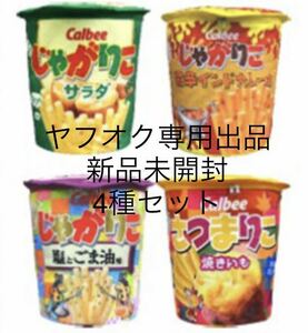 カルビー じゃがりこ リュック 全4種セット 新品未開封 リュックサック かばん インテリア プレゼント 非売品 プライズ 限定商品 激レア