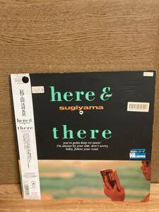 杉山清貴　here & there レコード　LP