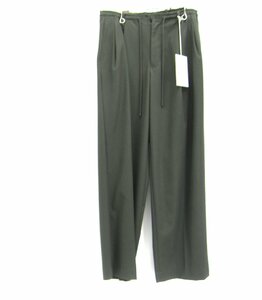 MARKAWARE マーカウェア ORGANIC COTTON GABARDINE DOUBLE PLEATED EASY PANTS a23c-02pt01c SIZE:2 メンズ パンツ 衣類 □UF4151