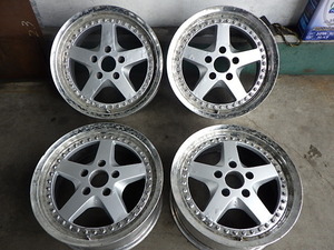 希少!?♪ホシノレーシング インパルRS♪16×7J +32/8J +38♪PCD114.3♪当時物/ドリ車/シルビア/スカイライン/180SX/チェイサー/マークⅡ等