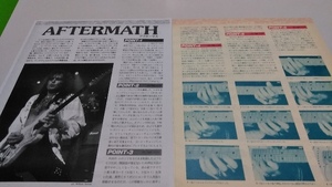 ヤングギター増刊☆ギタースコア☆切り抜き☆Yngwie Malmsteen『AFTERMATH』☆ビデオ取材＆本人手写真付▽4Bb：上bbb302