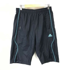 アディダス/adidas★ハーフパンツ【メンズM/股下29cm/紺/navy blue】ズボン/スポーツウェア/ジャージ/Pants/Trouser◆BH792