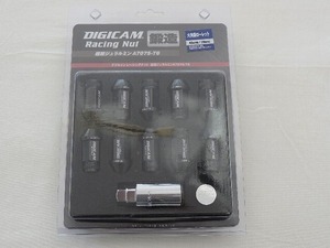 DIGICAM デジキャン レーシングナット ブラック M12×1.5 45mm 20本SET ホンダ CR-V RE3/4 RM1/4 RW1/2 RT5/6 H18/10～