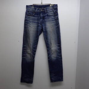 G-STAR RAW 3301 ジースターロウ　デニムパンツ　ユーズド加工　ボタンフライ　サイズW32L32　ジーパン　ジーンズ