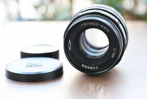 レア型 分解清掃済み Helios-44M 58mm f2 ヘリオス M42 ぐるぐるボケ オールドレンズ 単焦点 1