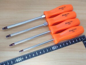 【PB SWISS TOOLS】カスタム品 トルクス ドライバー T20 T25 T27 T30 イジリ止め有り スナップオン オレンジ グリップ 【Snap-on】