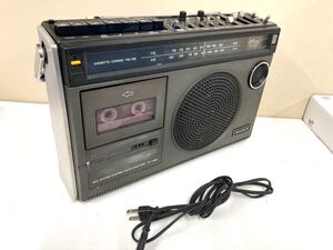 レトロ　SONY ソニー FM/AMラジオカセットコーダー (モノラル) アンティーク　インテリア　CF-1980 AMラジオOK a402