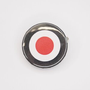 Button badge 25mm MOD Target 缶バッジ ターゲットマーク Vespa Lambretta ベスパ ランブレッタ 50S 100 ET3 GTR RALLY PX200E 160GS