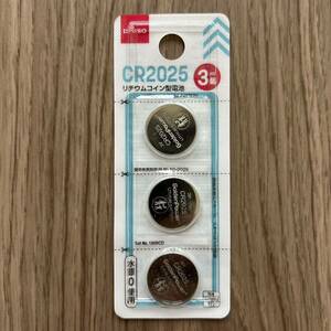 CR2025 3個 リチウム ボタン 電池 新品・未使用・未開封　ボタン電池