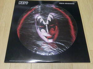 ◇希少◇LP KISS ピクチャー盤 Kiss(キッス) Gene Simmons ジーン・シモンズ (VIPD 2) 限定盤 ピクチャーレコード ソロアルバム レア (