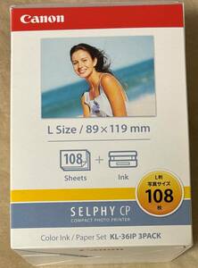 CANON SELPHY CPシリーズ　KL-361P　ペーパー&インク