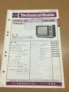 昭和56年製パナカラーTH14-N8Kテクニカルガイド