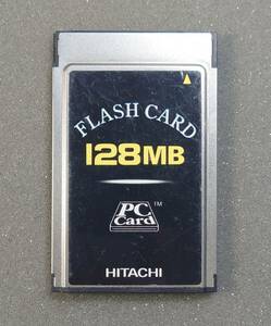 KN4739 【ジャンク品】 HITACHI PCMCIA 128MB FLASH CARD PC ATA CARD