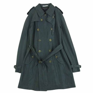 COMME des GARCONS HOMME PLUS コムデギャルソンオムプリュス AD2007 PA-C004 織り柄ト ヘリンボーン トレンチコート S【中古】