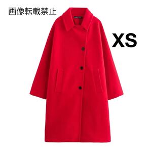 vintage ヴィンテージ レトロ ロングコート アウター XSサイズ レディース★ZARA 好きな方に★2024 A/W 冬新作 新品未使用★