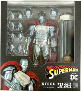 【新品 未開封】MAFEX No.181 STEEL/スティール（RETURN OF SUPERMAN）