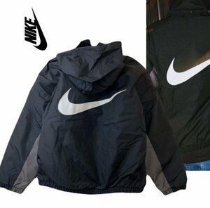 NIKE ナイキ LAB ソロスウッシュ オーバーサイズ パファー ジャケット 定価34,320 FB7853-010 黒 2XL