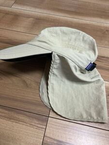 patagonia パタゴニア p6 スプーンビルビミニキャップ　サンシェード　キャップ 帽子 カーキ　２０１３年製　ＲＫＨ　Ｍサイズ　美品