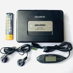 【希少】ベルト新品交換 SONY ソニー WALKMAN ウォークマン WM-EX808 ポータブルカセットプレーヤー 中古 動作確認済 現状 当時物 入手困難