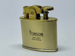送料無料 RONSON[ロンソン]フリントオイルライター スタンダード ブラスサテン R02-1027
