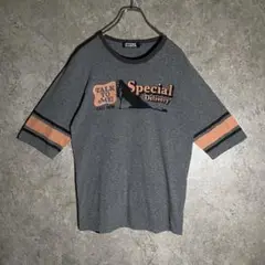 【良デザイン】ヒステリックグラマーリンガーネックTシャツ ヒスガール 袖ライン