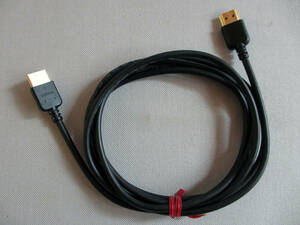 ☆★ プレミアムハイスピードHDMIケーブル 長さ約200cm 径約4.5mm 超軽量 PREMIUM HIGH SPEED HDMI CABLE WITH ETHERNET 動作OK 送無 ☆★