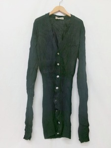 COMME des GARCONS コムデギャルソン ロングニット ブラック レーヨン100% GN-110120 Long knit