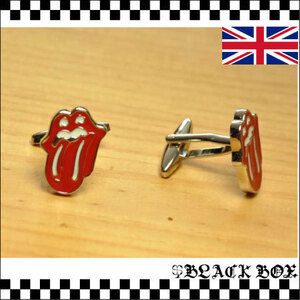 英国 インポート CUFF LINKS カフスボタン カフリンクス カフス釦 THE ROLLING STONES ローリングストーンズ イギリス UK GB ENGLAND 302