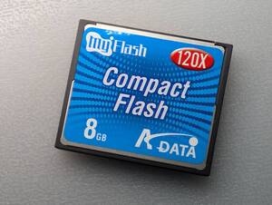 ADATA CompactFlash 8GB 120x CFカード ケース付き エイデータ コンパクトフラッシュ メモリーカード 動作確認済み