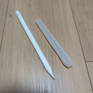 アップル Apple Pencil 第2世代 アップルペンシル iPad用 アクセサリー シリコンカバー付き 中古品 送料230円