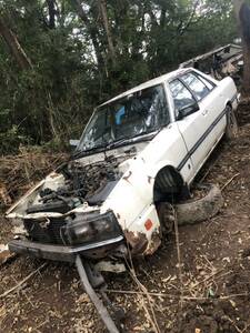 部品取り車 HR30 スカイライン エンジン L20ターボ ミッション 日産 パーツ 丸車 NISSAN SKYLINE 4ドア ターボ turbo