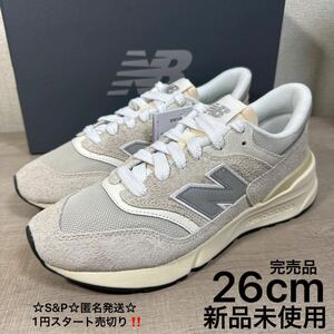 1円スタート売切り 新品未使用 26cm 完売品 New Balance ニューバランス U997RCE 997 スニーカー シューズ ホワイト グレー