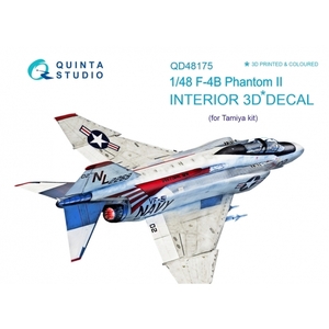 QUINTA STUDIO(QD48175)1/48 F-4B ファントムII用内装3Dデカール (タミヤ用)