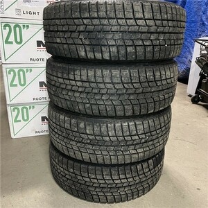 ★送料無料★ 225/55R17 2018年製 8分山 グッドイヤー ICENAVI 6 4本/中古スタッドレスタイヤ(冬タイヤ) フォレスター N8019_P1