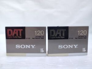 未使用品　DAT　テープ　SONY DT-120RN　２本　セット　デジタルオーディオテープ