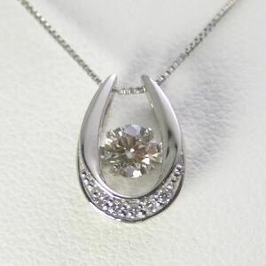 ダイヤモンド ネックレス 一粒 プラチナ 0.2カラット 鑑定書付 0.258ct Eカラー SI1クラス EXカット H&C CGL