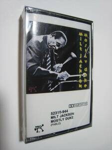 【カセットテープ】 MILT JACKSON / ★新品未開封★ MOSTLY DUKE US版 ミルト・ジャクソン