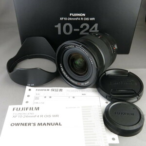 【美品】FUJIFILMフジフイルム　XF10-24mmF4R OIS WR　★NO.8357　富士フイルム