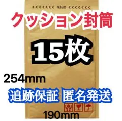 クッション封筒 プチプチ ネコポス ゆうパケット ケアマーク 梱包材 15枚