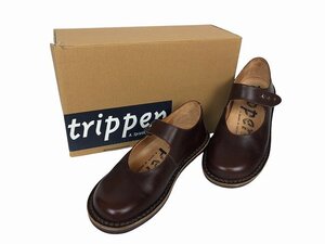 trippen / トリッペン ストラップレザーシューズ girly レディース サイズ : 36 ブラウン