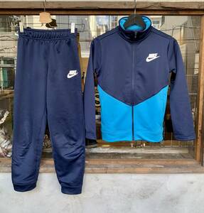 ★NIKE★ナイキ★ジャージ★上下★セットアップ★キッズ★ジュニア★子供服★ネイビー★ブルー★サイズ★145★M★