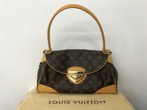 ☆美品 ルイヴィトン LOUIS VUITTON ハンドバッグ M40121 ビバリーMM モノグラム　ブラウン 茶色 